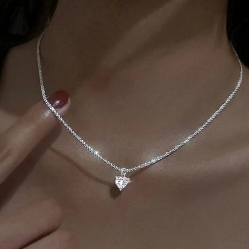 Chaîne de cheville scintillante de luxe - Ensemble chaîne de pied / collier / bracelet étoilé en zircon cubique pour femme - Cadeau minimaliste pour l'été et la plage