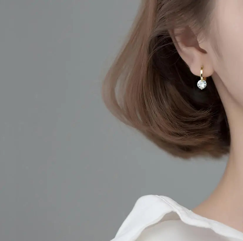 Créoles Moissanite Argent