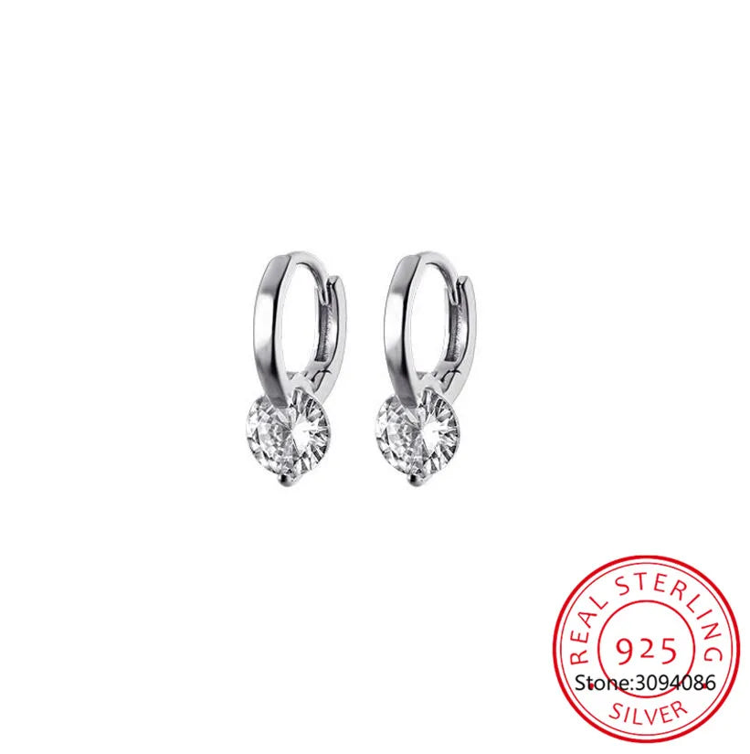 Créoles Moissanite Argent