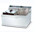 Friteuse frites Machine à frire Induction Freidora Friteuse 2*12.5L dinde friteuses électriques pour Restaurant
