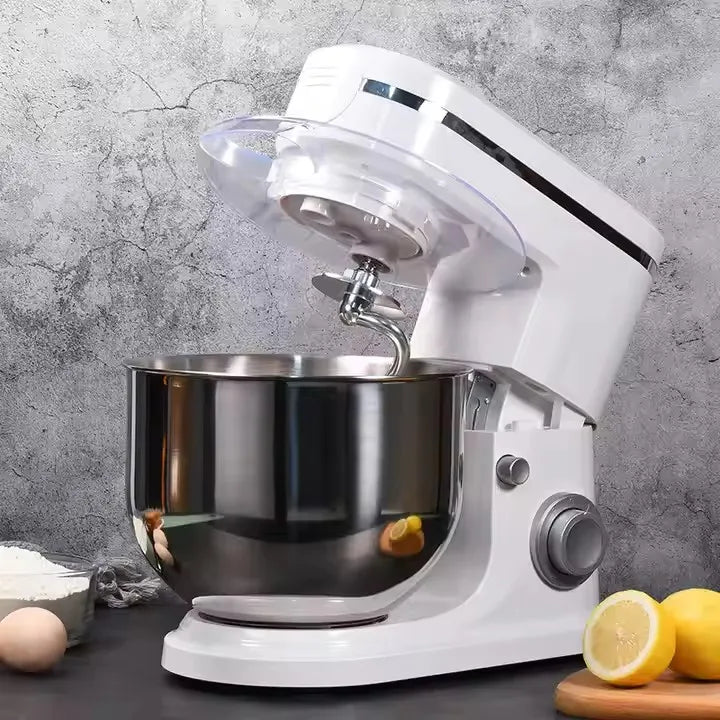 Mélangeur sur socle professionnel 5L pour la cuisson, Table de cuisine électrique multifonction de haute qualité avec boîtier en alliage et bol à mélanger