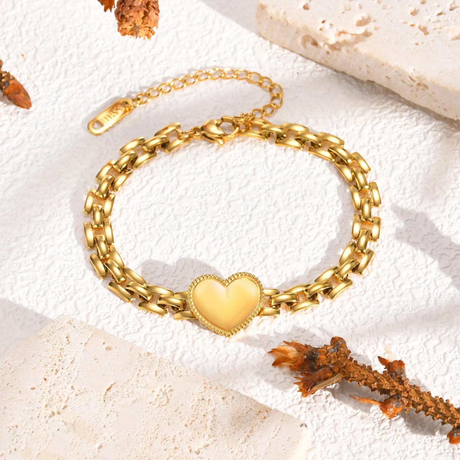 Bracelets en acier inoxydable pour couple, coeur d'amour, bracelets réglables, bijoux cubains, cadeau de la Saint-Valentin, petite amie, hommes et femmes