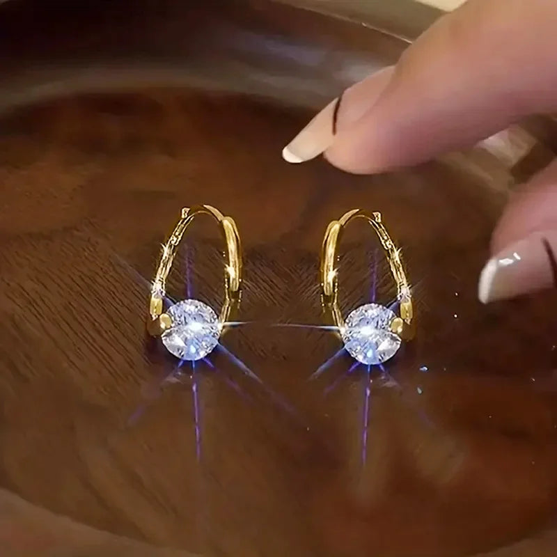 Boucles Zircon Géométrique
