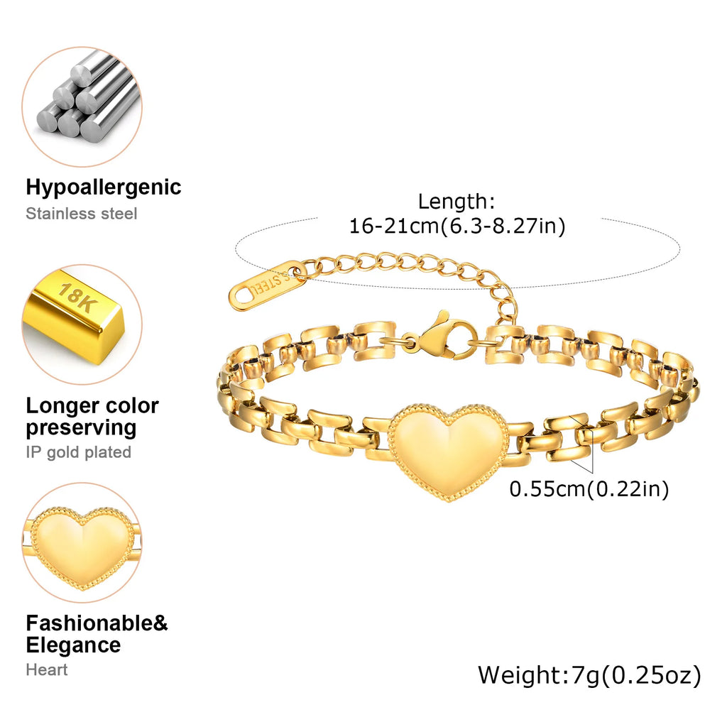 Bracelet Couple Acier
