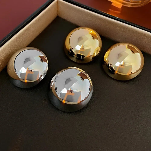 Boucles d'Oreilles Boule Or