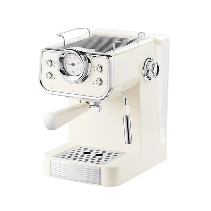 Machine à café semi-automatique italienne, petite Machine domestique 20 bars, Extraction haute pression, vapeur manuelle, mousse de lait, chauffage rapide