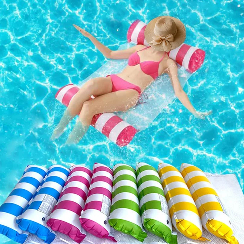 Matelas Gonflable Rayé PVC