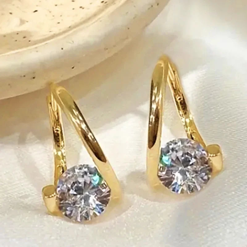 Boucles Zircon Géométrique