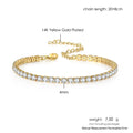 Bracelet Cheville Zircon CZ