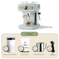 Machine à café italienne rétro 220V, petite machine à mousse de lait intégrée américaine concentrée semi-automatique pour la maison