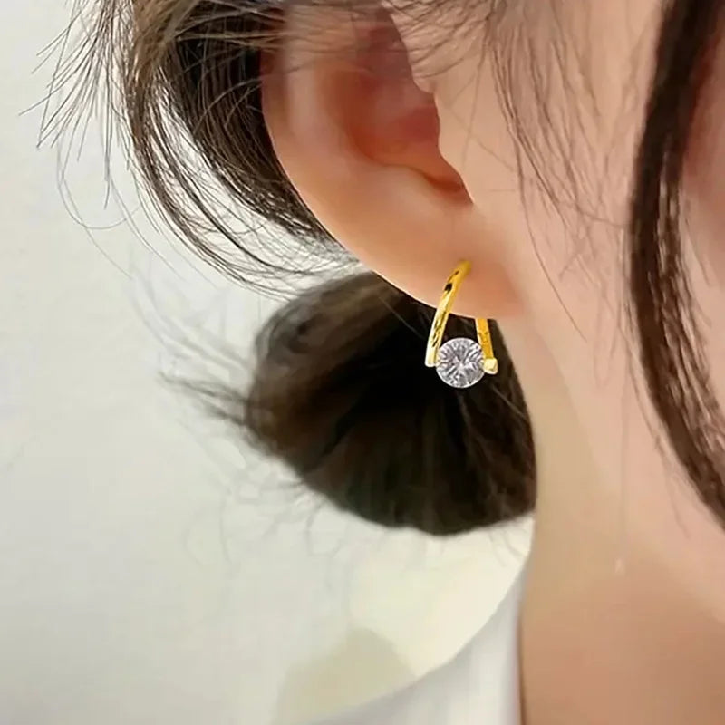 Boucles Zircon Géométrique
