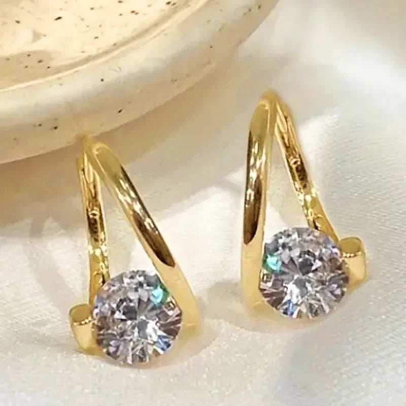 Boucles Zircon Géométrique