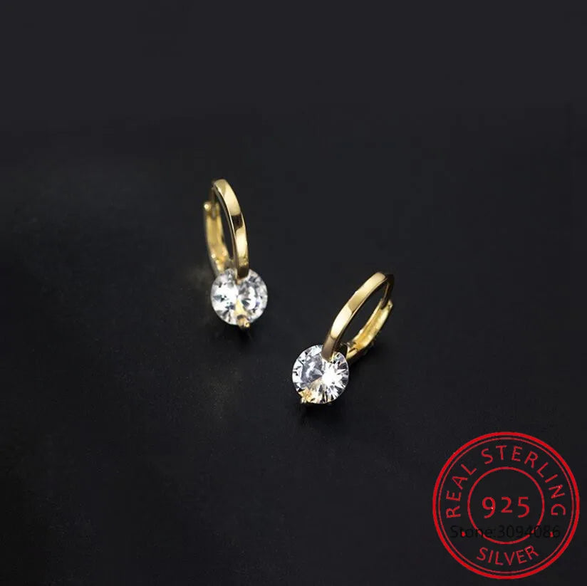 Créoles Moissanite Argent