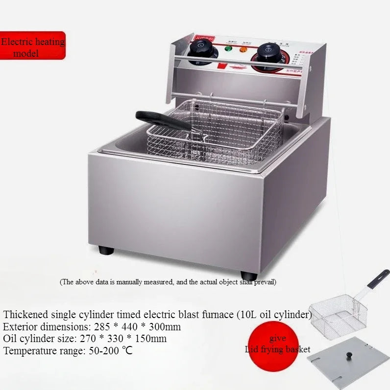 Friteuse Commerciale Monocylindre 10L