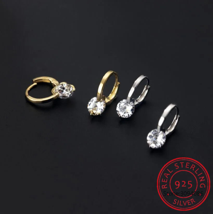 Créoles Moissanite Argent