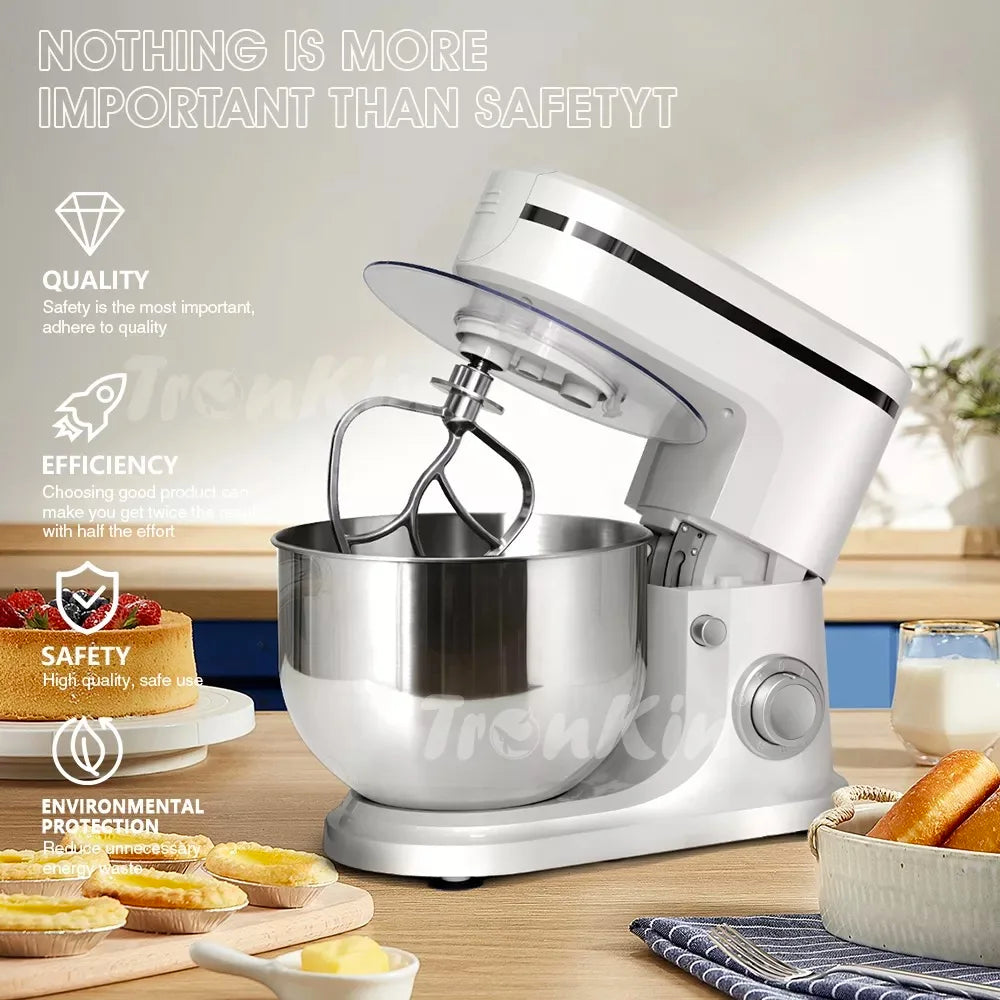 5/6.5/8/10L pâte mélangeur de cuisson Machine alimentaire appareil de cuisine à domicile gâteau cuisine Machine multifonction mélangeur alimentaire