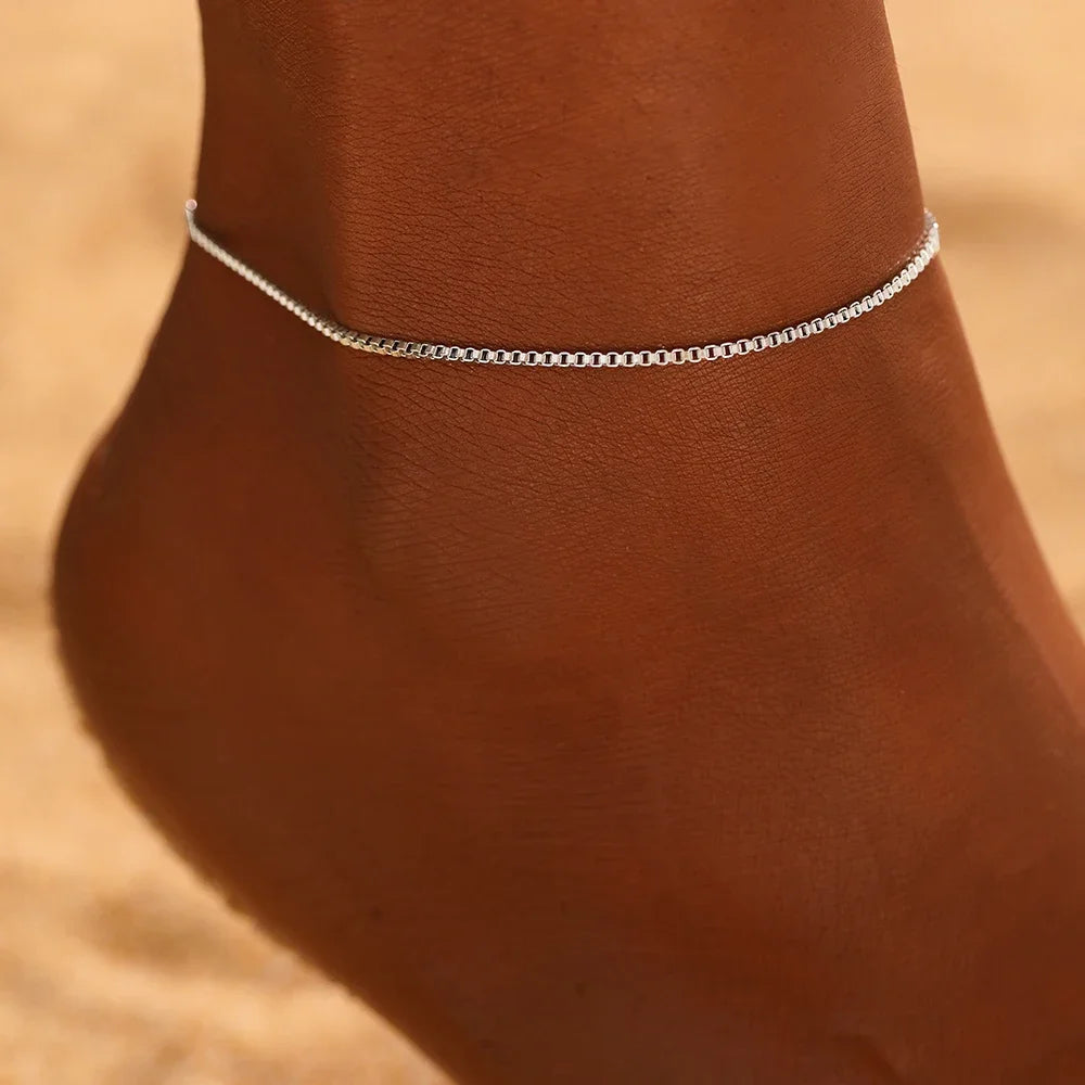 Bracelet de oral ille Minimaliste en Acier Inoxydable, Bijou au Design Populaire, Maillons Réglables, Longueur 21cm + 5cm, pour Femme